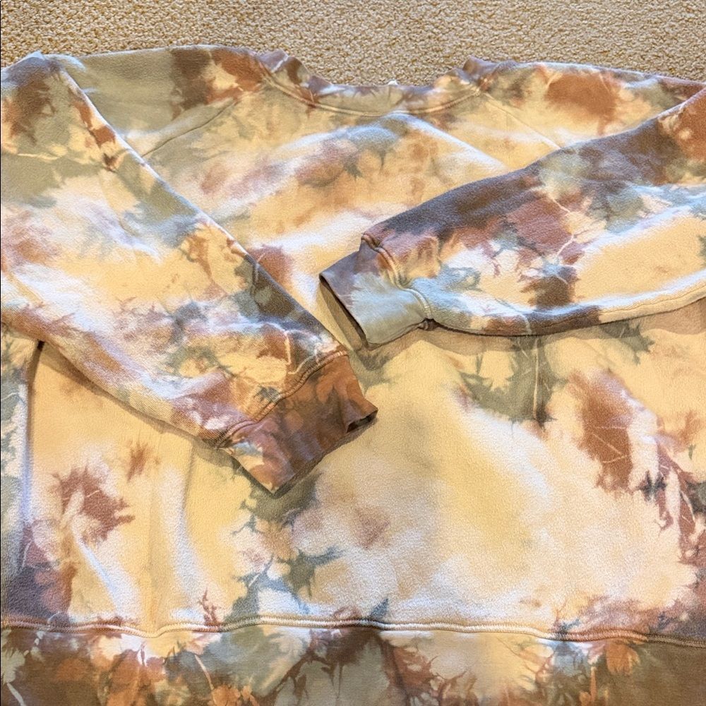 Project Social T Mauve & Grey Tie-Dye Crewneck Sweatshirt – Size L - Picture 6 of 6